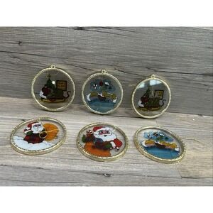 Night Before Christmas Eve Storybook‎ Set Of 6 Ornaments